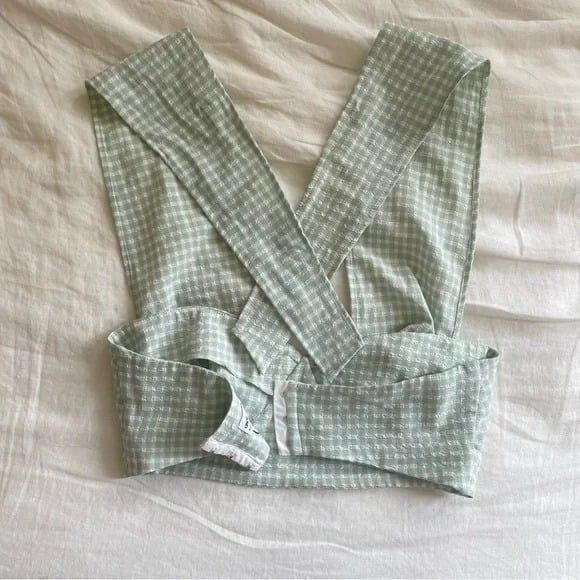 ASOS | ASOS DESIGN | Halter Top-Gingham Print | Part of a Set | Size 4 - Picture 7 of 7